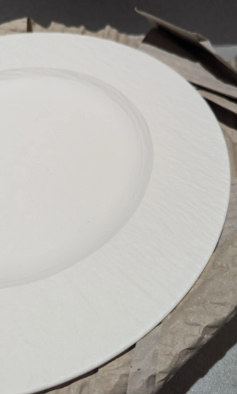 10.5" Plato plano de ceramica