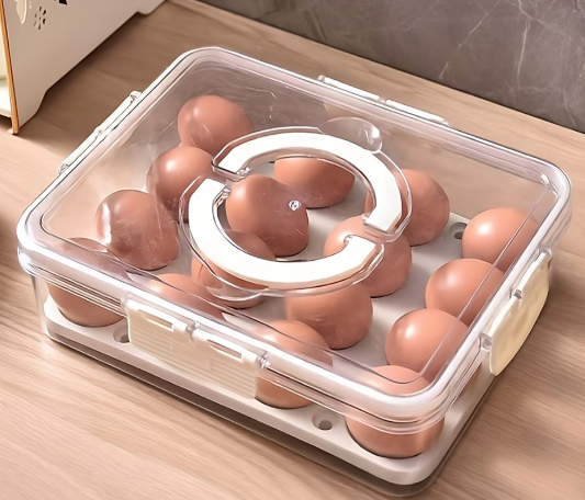 Recipiente Hermético – Plástico para Conservar Alimentos | 31 × 24 × 7 cm