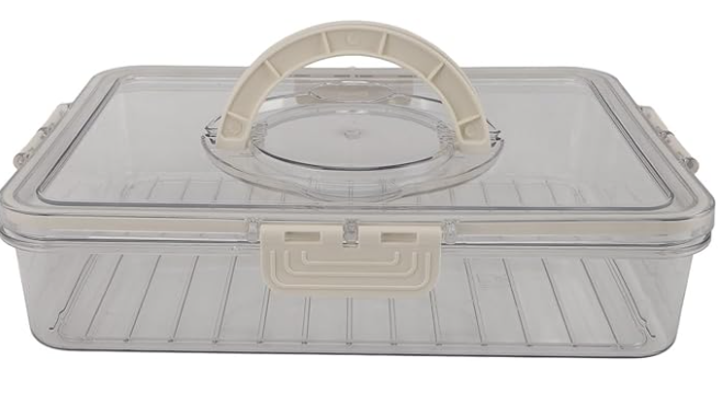 Recipiente Hermético– Plástico para Conservar Alimentos | 31 × 24 × 7 cm