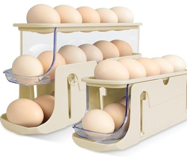 Caja Organizadora de Huevos Plegable– Ahorro de Espacio y Protección | 28 × 8.5 cm