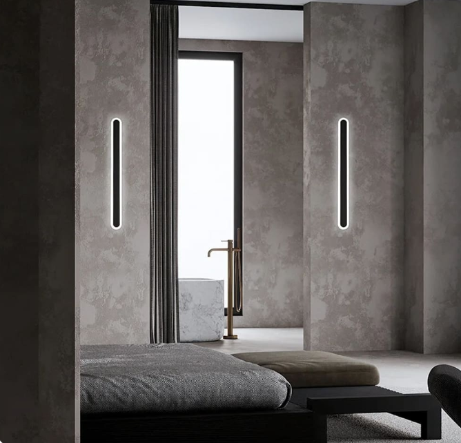 Lámpara de Pared LED Lineal Ovalada – Diseño Moderno