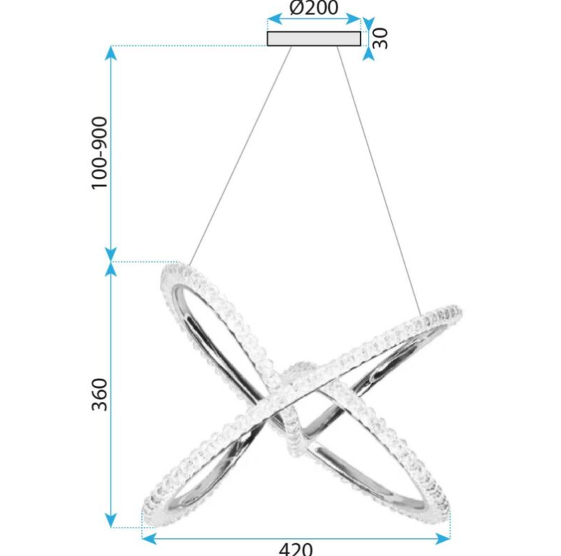 Lámpara colgante LED moderna de diseño minimalista ✨
