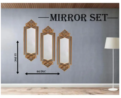 Set de Espejos Decorativos – Color Dorado | SOLO 2 Piezas