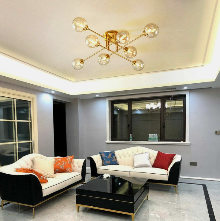 Lámpara Moderna de 8 Luces