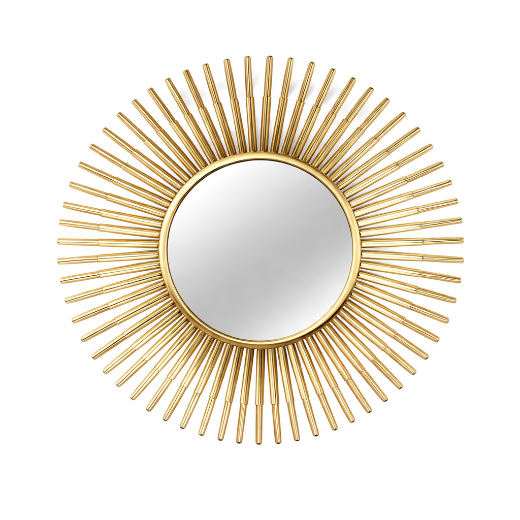 Espejo Decorativo Redondo Multicolor para Pared