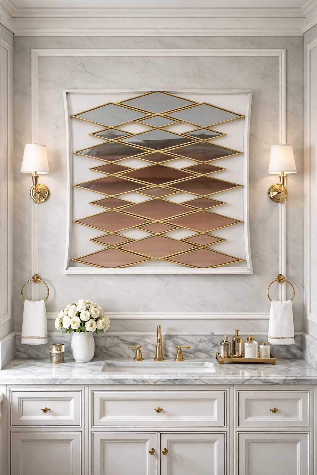 Set de Espejos Decorativos – Diseño Moderno | 20” x 20” ✨🏡