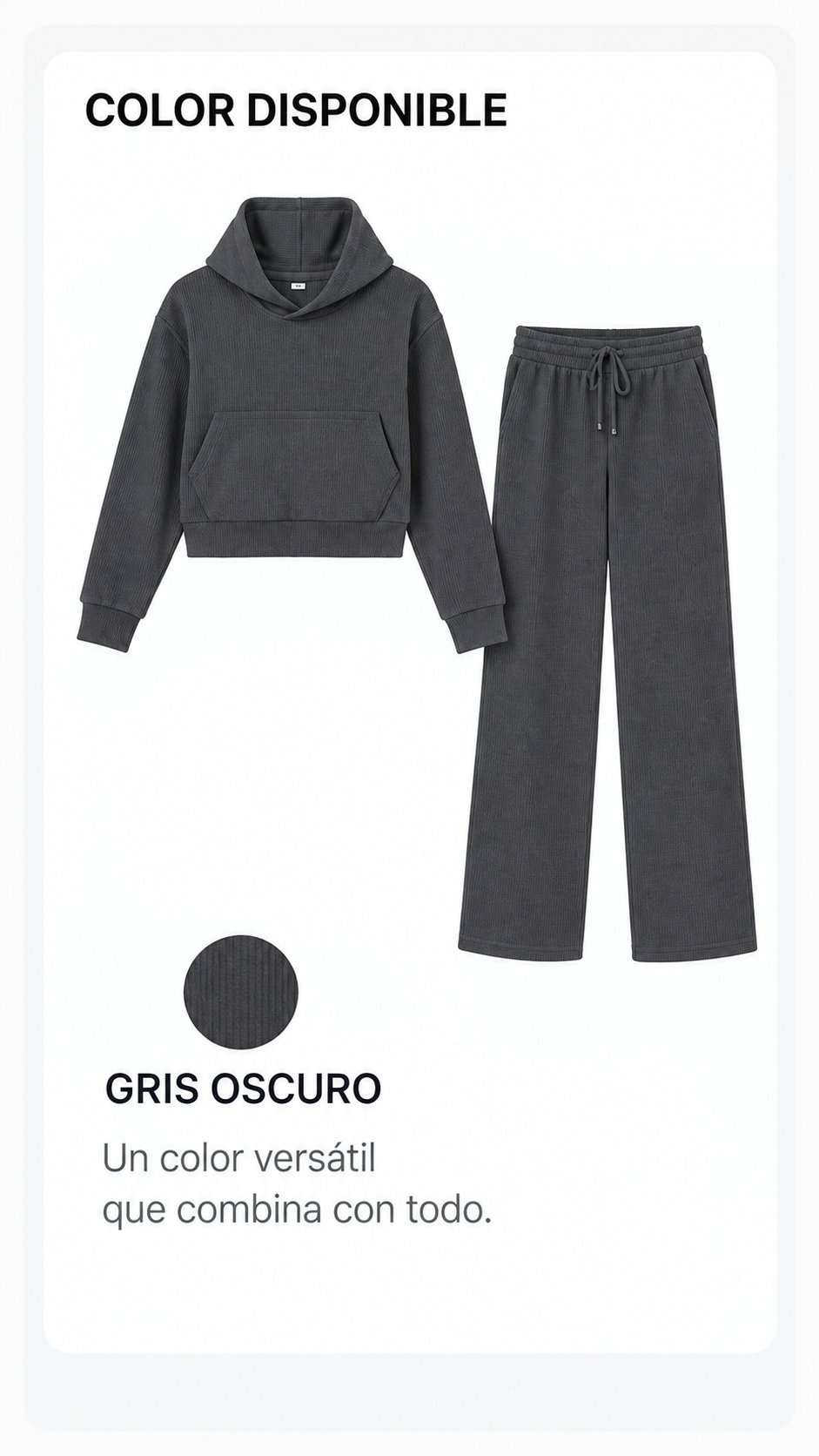 Set Cozy Waffle Sudadero