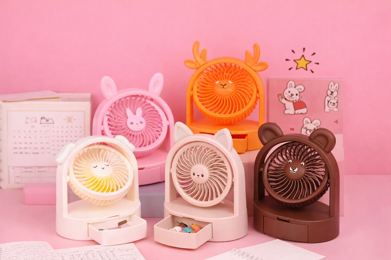 Ventilador Portátil – Frescura Práctica para el Uso Diario