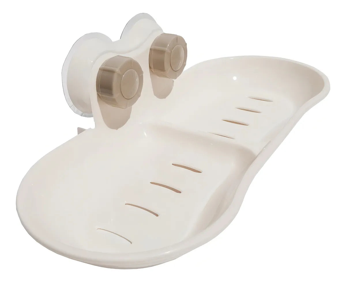 Jabonera Adherible Antideslizante con Drenaje