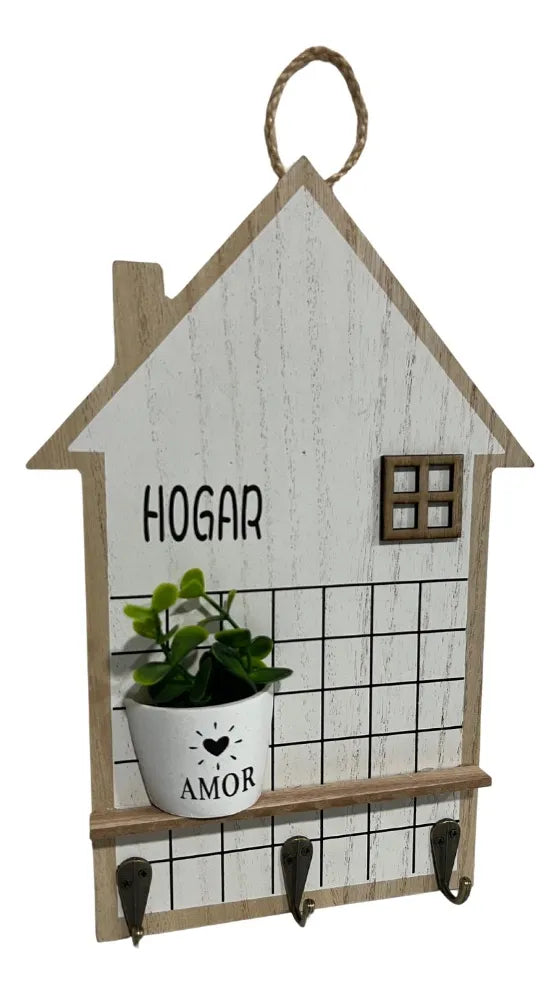 Rótulo colgante de madera decorativo
