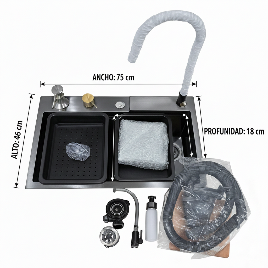 LAVATRASTOS INTELIGENTES | Conjunto Moderno, Multifuncional y Extra Resistente