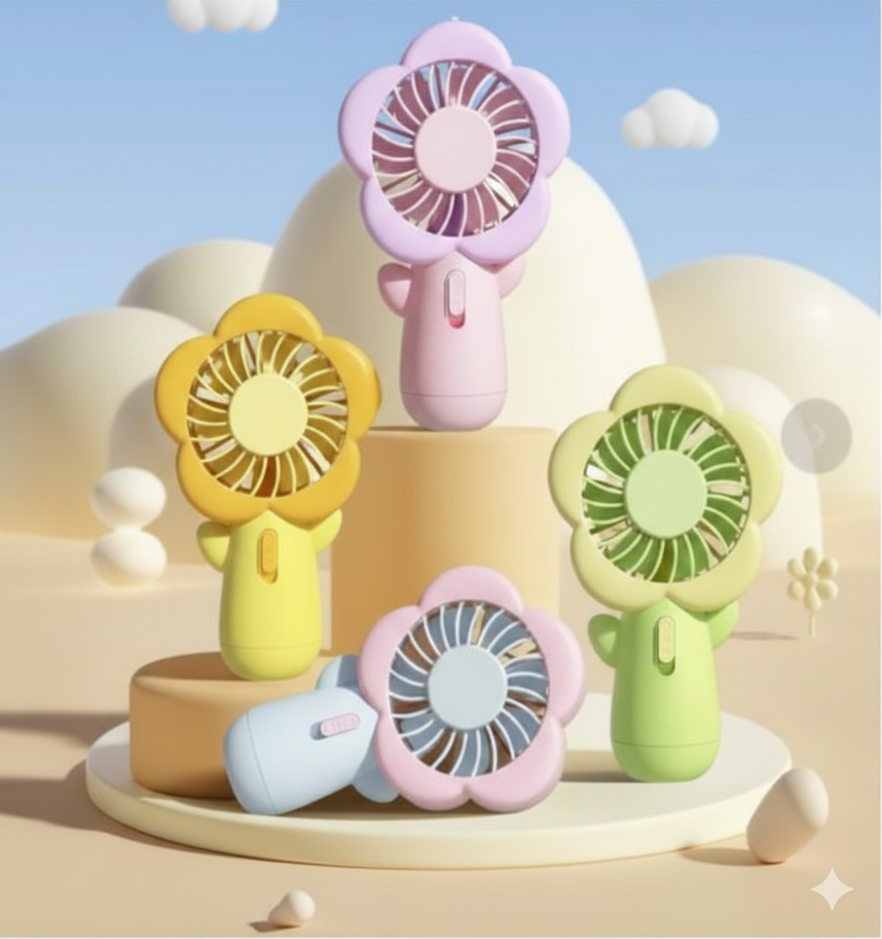 Ventilador Portátil – Frescura Ligera para Acompañarte Todo el Día