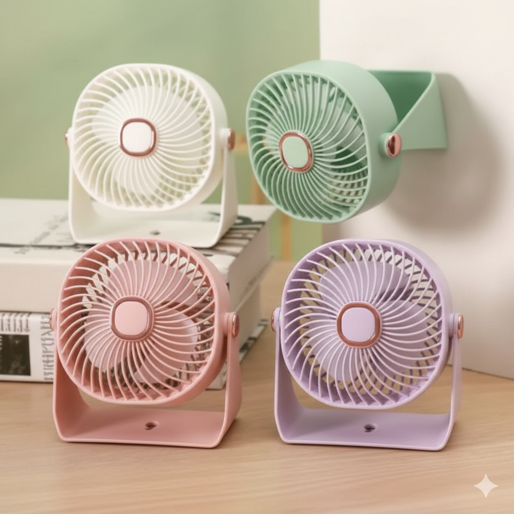 Ventilador Portátil – Aire Fresco Compacto para Uso Diario