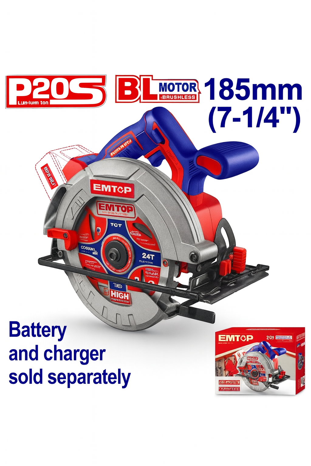 Sierra Circular Inalámbrica Brushless 20V
