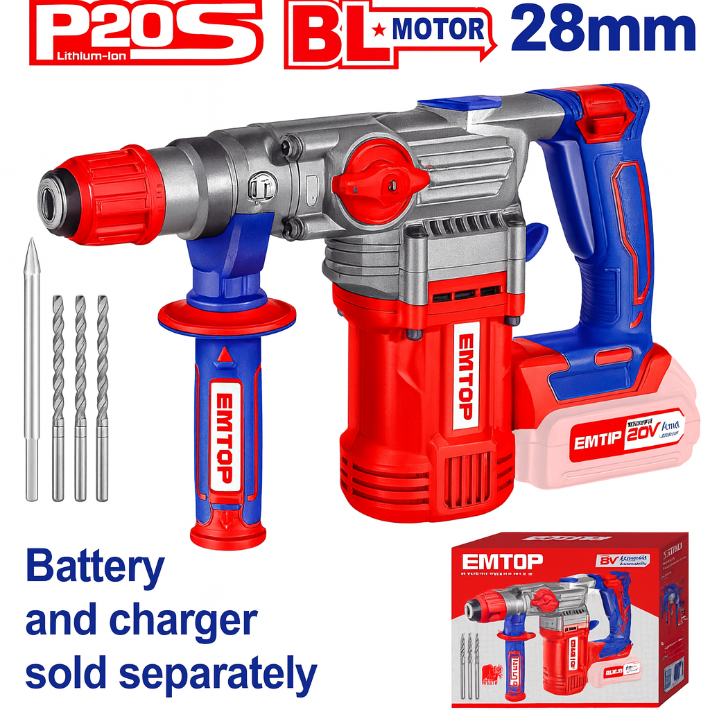 Rotomartillo Inalámbrico Brushless 20V