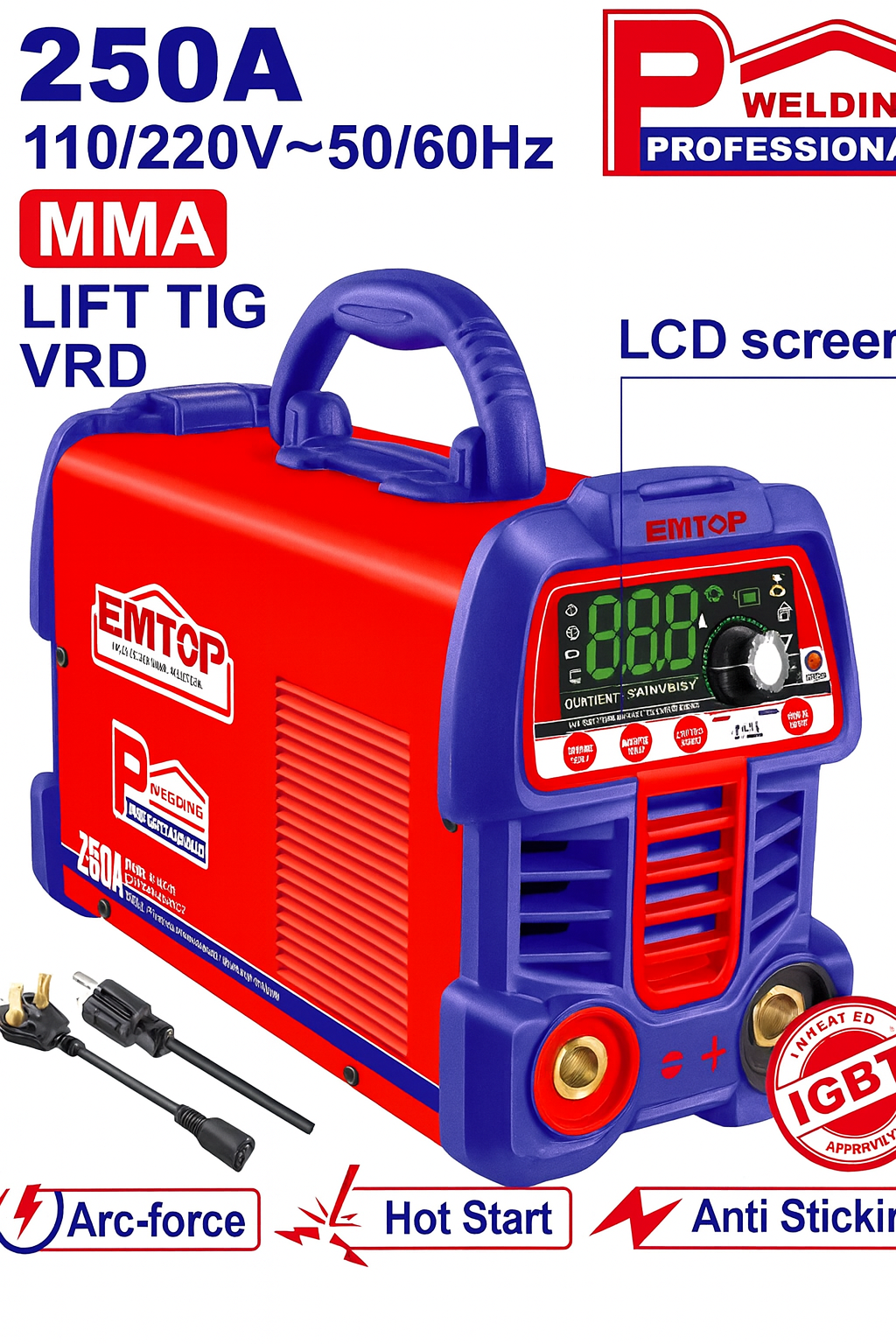 Máquina de soldadura MMA/TIG Lift con inversor