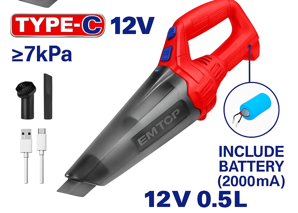 Aspiradora Inalámbrica 12V