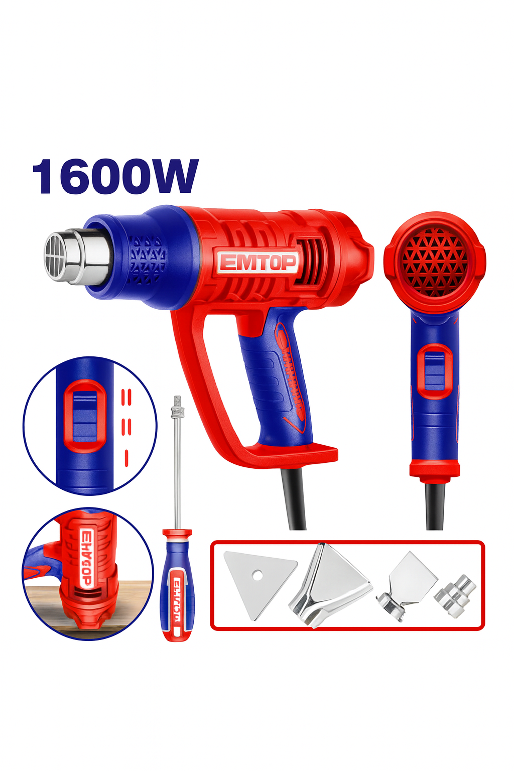 Pistola de Calor 1600W