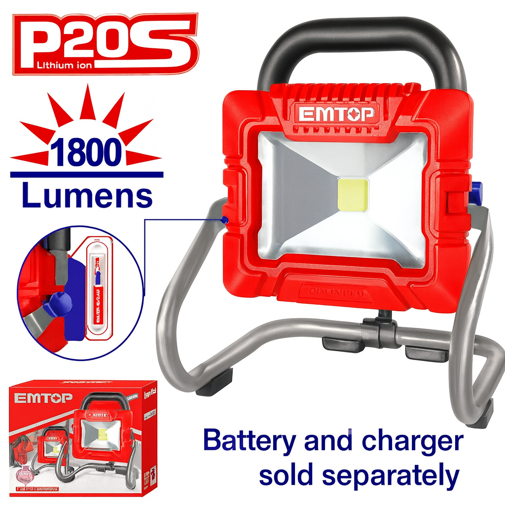 Lámpara Portátil 20V 1800 lm  – Solo Herramienta