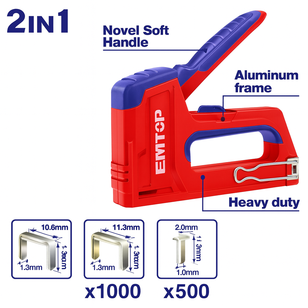 Engrapadora 2 en 1 de Aluminio con Control de Potencia