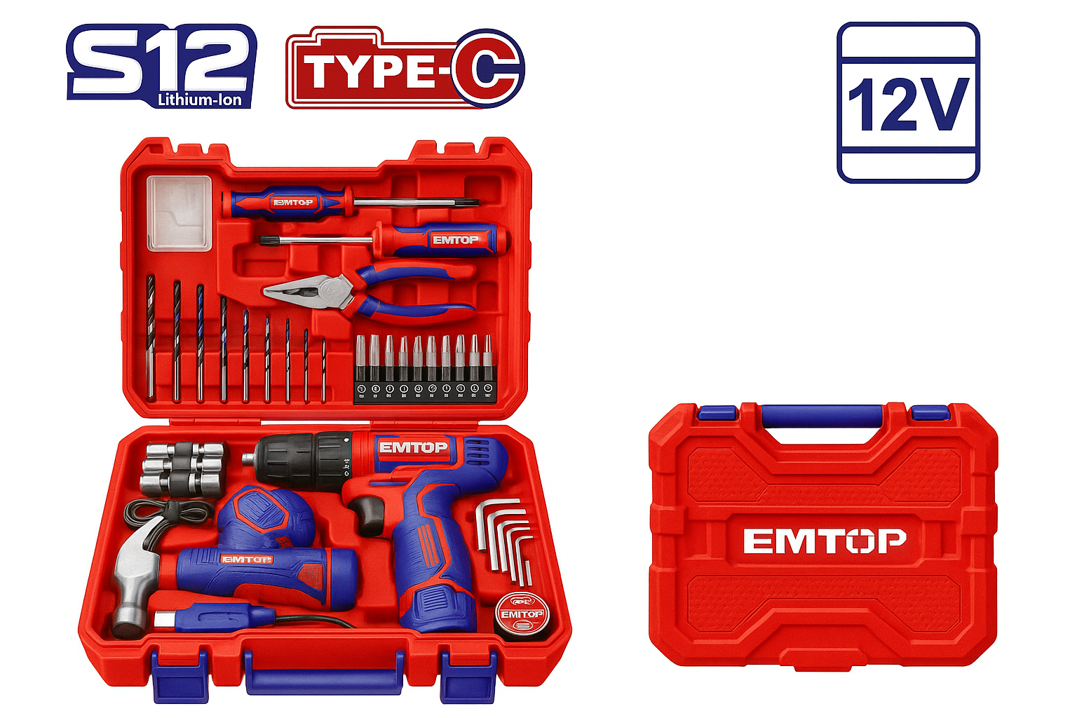 96 Pcs Tools set96 pcs household tools set