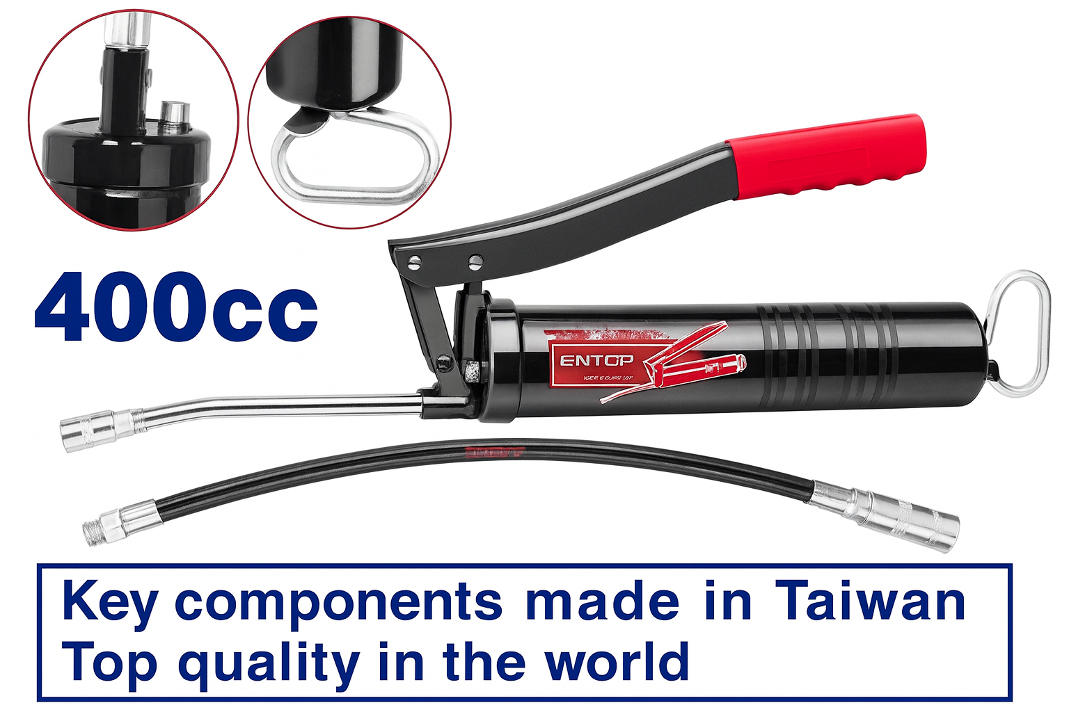 Pistola de grasaHeavy-Duty Grease Gun Taiwan Quality