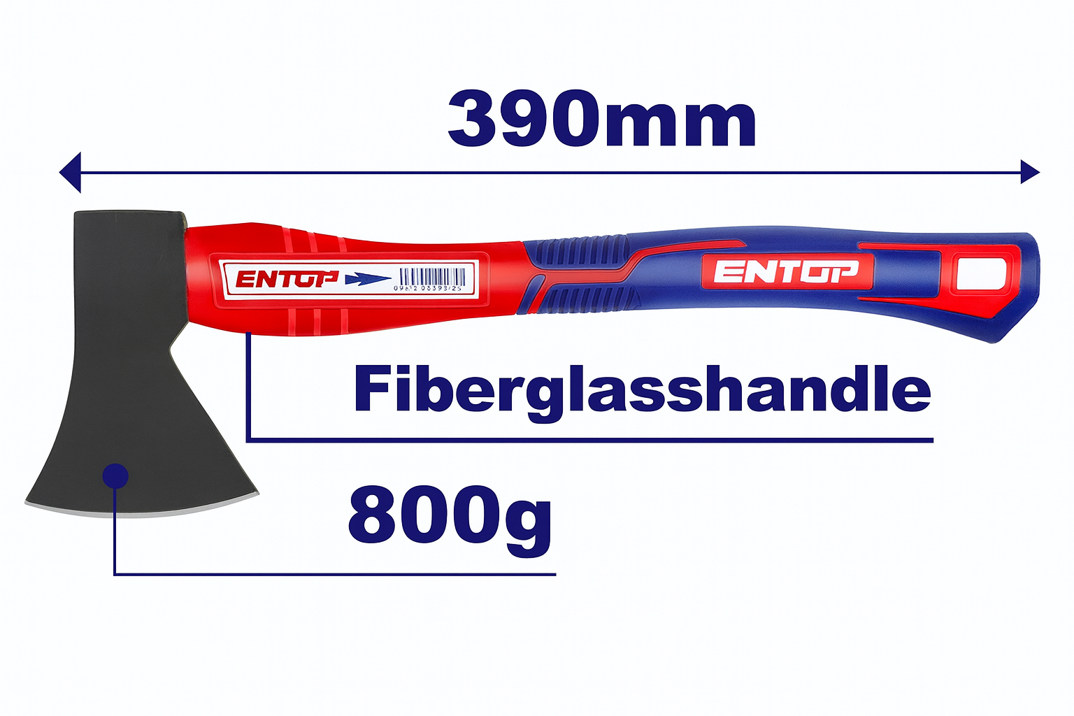 0 HachaWeight:600g Drop-forged axe head de EMTOP