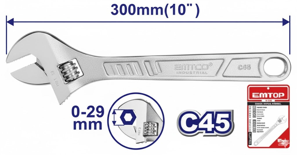 Llave ajustable:150mm(6")