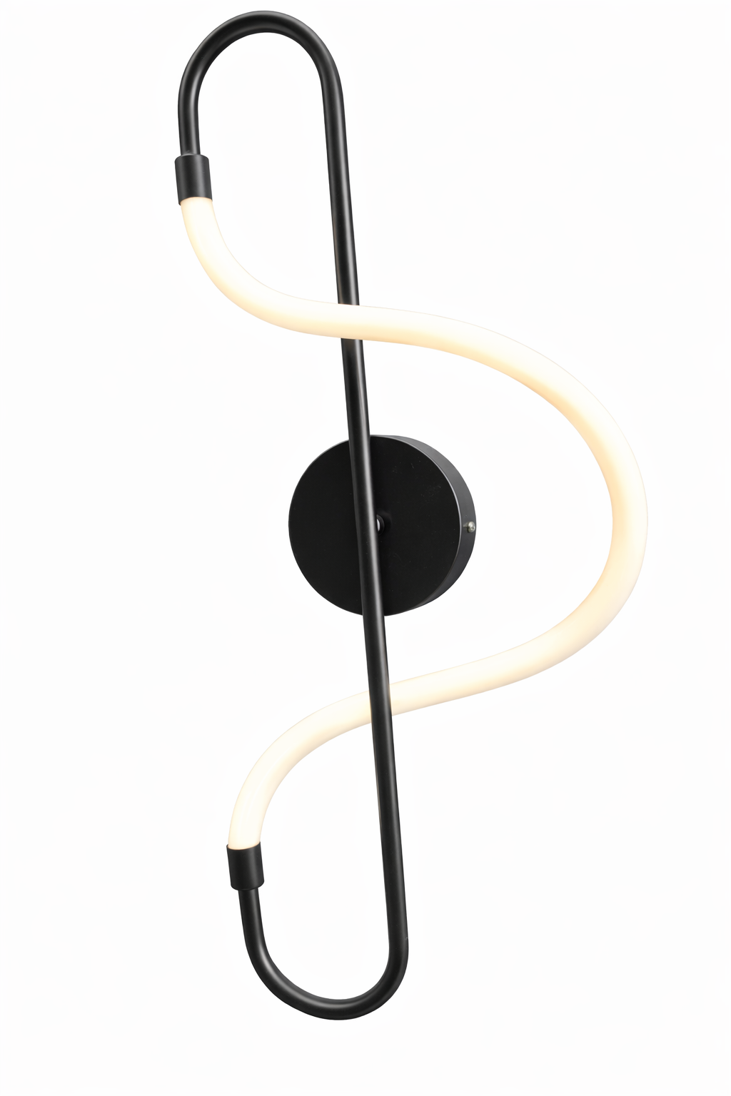 Aplique de Pared LED Moderno – Negro Mate