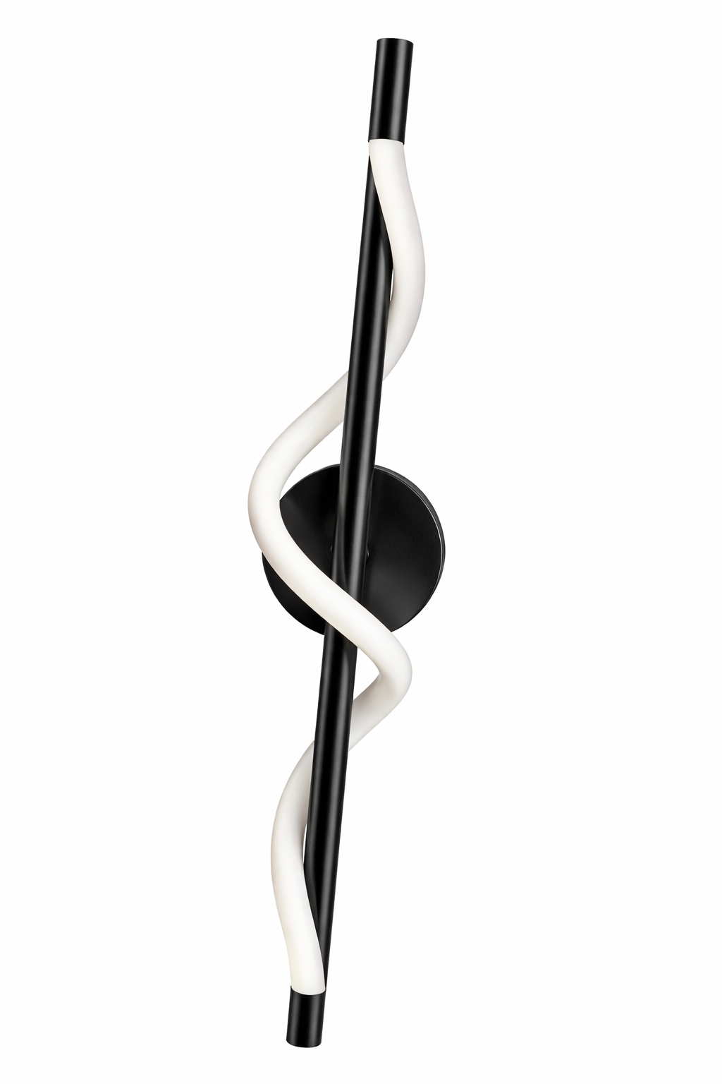 Aplique de Pared LED Meleca – Diseño Moderno en Negro y Dorado