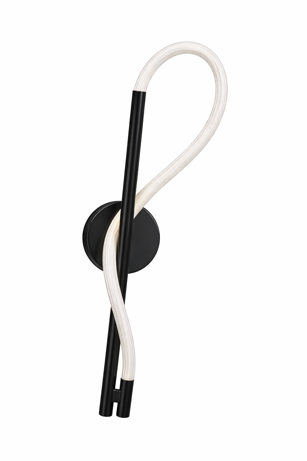 Aplique de Pared LED – Negro Elegante