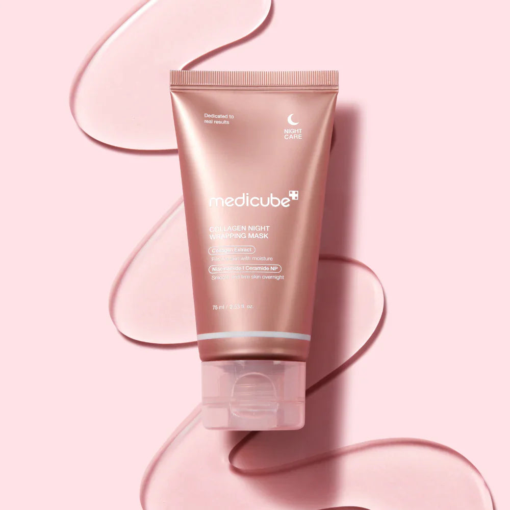 [MEDICUBE] COLLAGEN NIGHT WRAPPING MASK 75ML