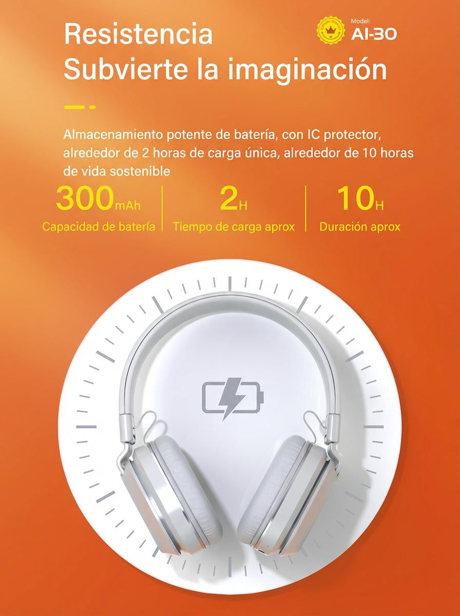 Audífonos Bluetooth Grises – Sonido Inalámbrico y Comodidad Total