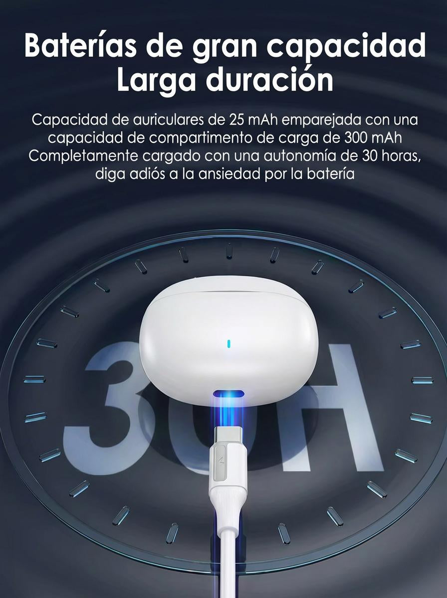 Audífonos Bluetooth TWS 5.1 – Conectividad Estable y Libertad Inalámbrica