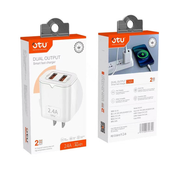Set de Carga 18W (5V–3A) con Cable de 1 m – Carga Rápida y Confiable