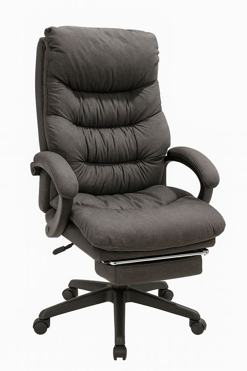 Silla de Oficina de Cuero Sintético y Metal