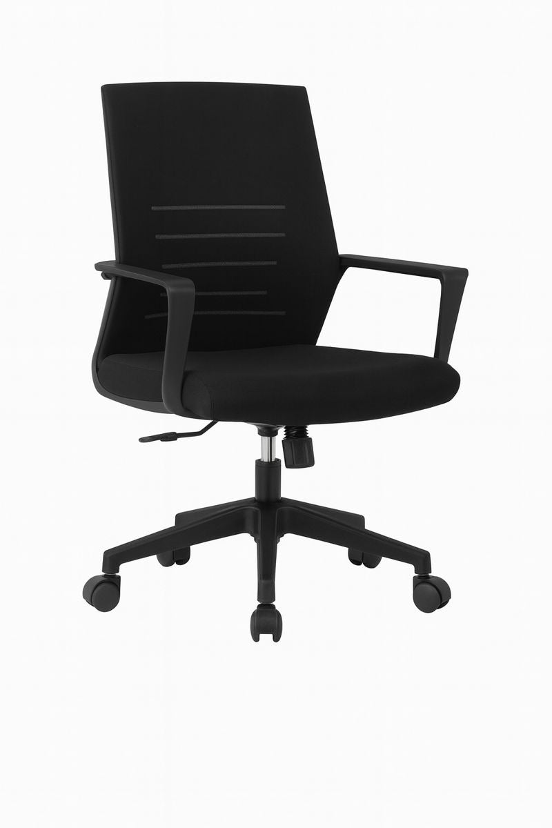 Silla de Oficina con Ruedas Negra