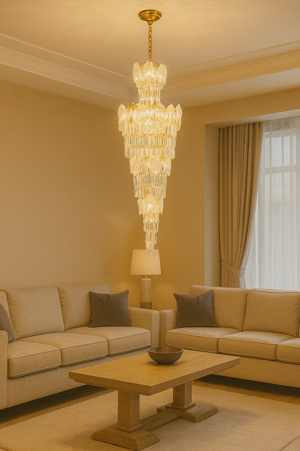 Lámpara de Cristal de Lujo