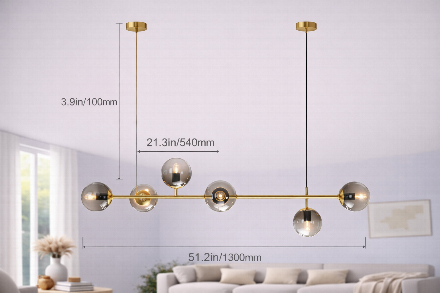Lámpara de Techo Decorativa