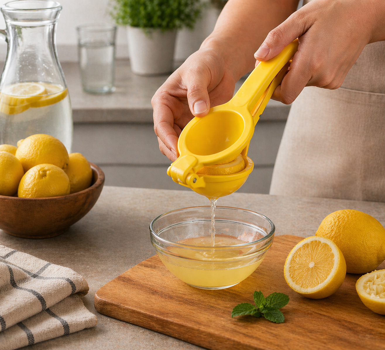 Exprimidor de limones manual