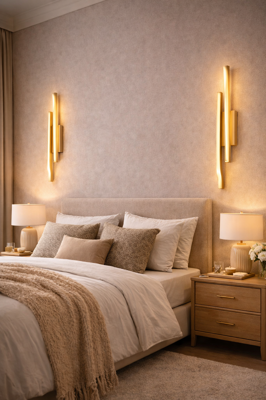 Lámpara de Pared LED Moderna – Dorado 