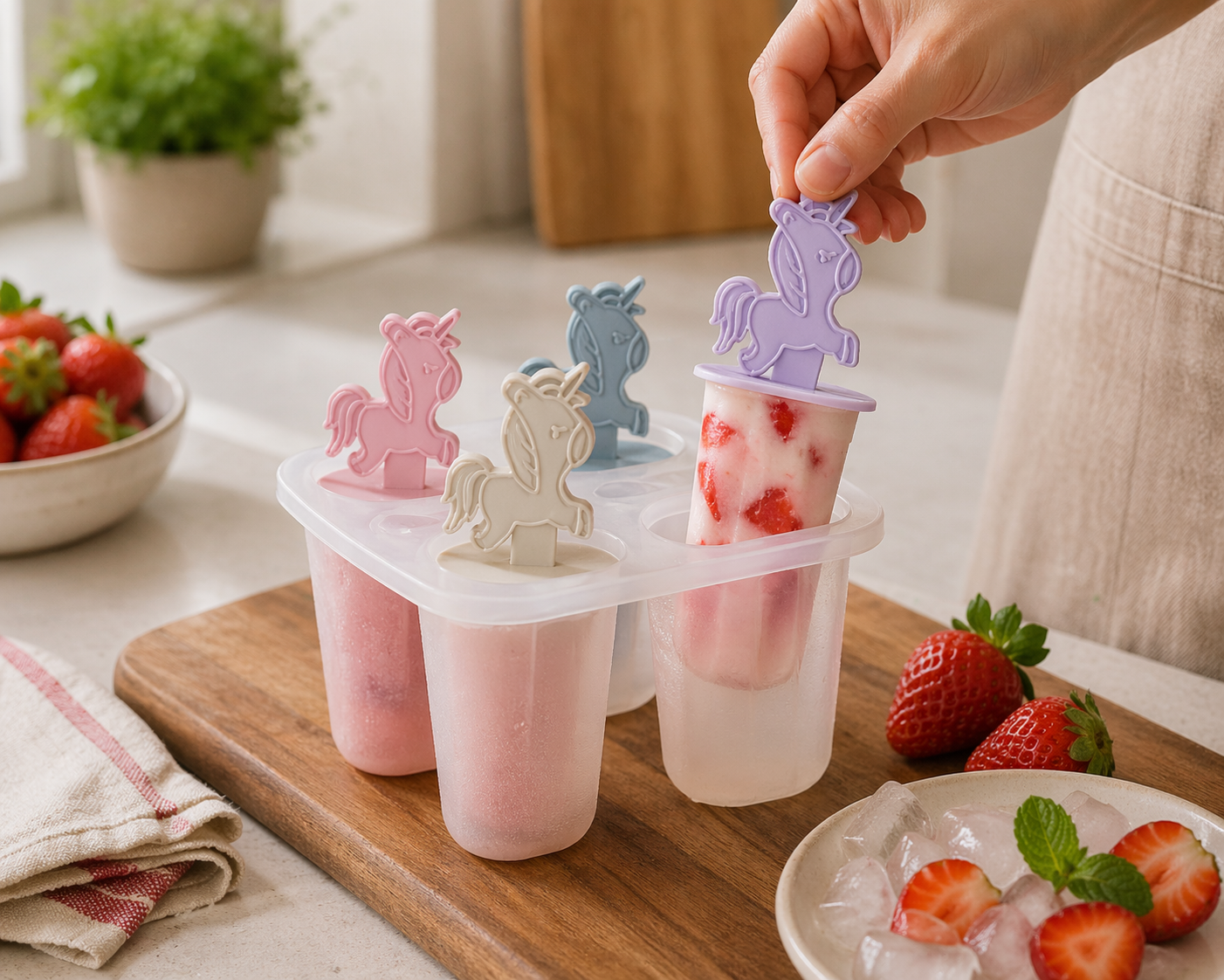 Molde para hacer paletas de helado