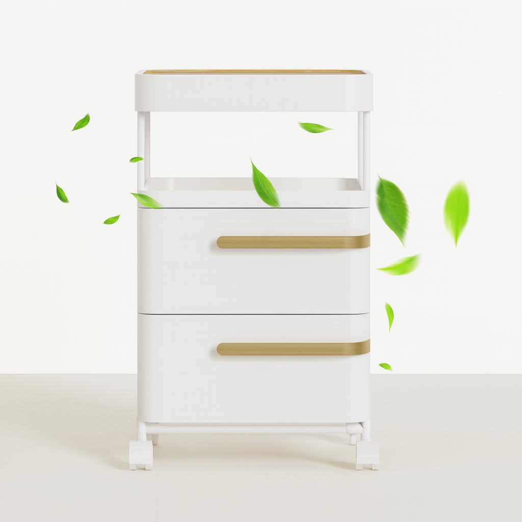 Mesita de noche de plástico