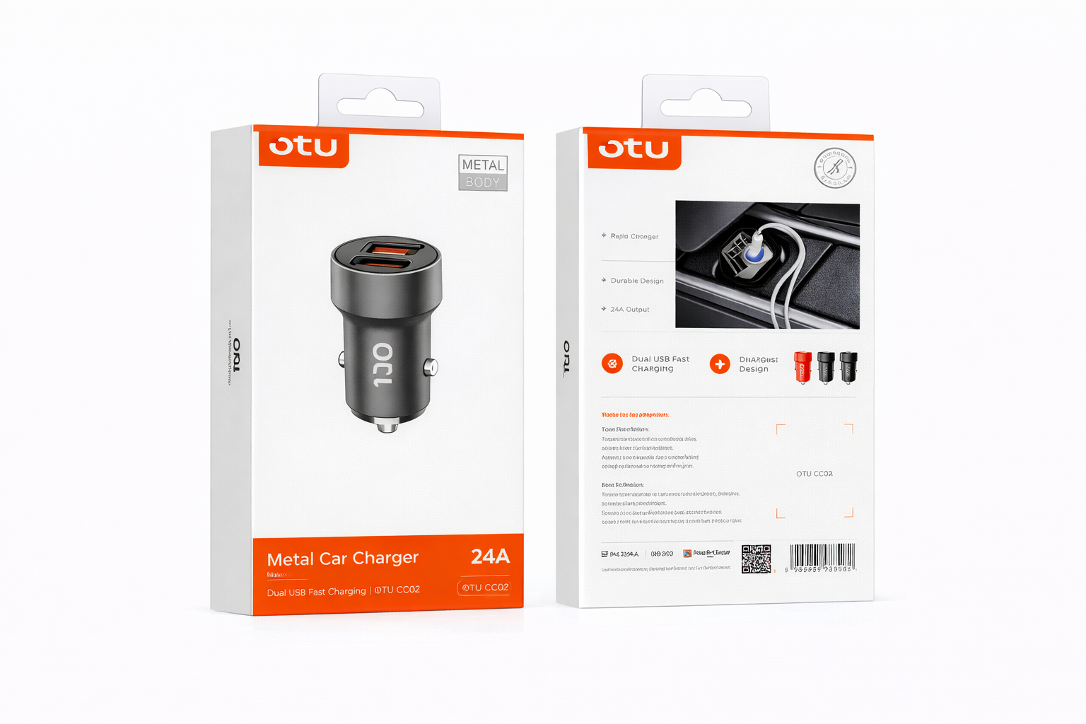 Cargador para Auto Negro con Doble USB – Carga Eficiente en el Camino