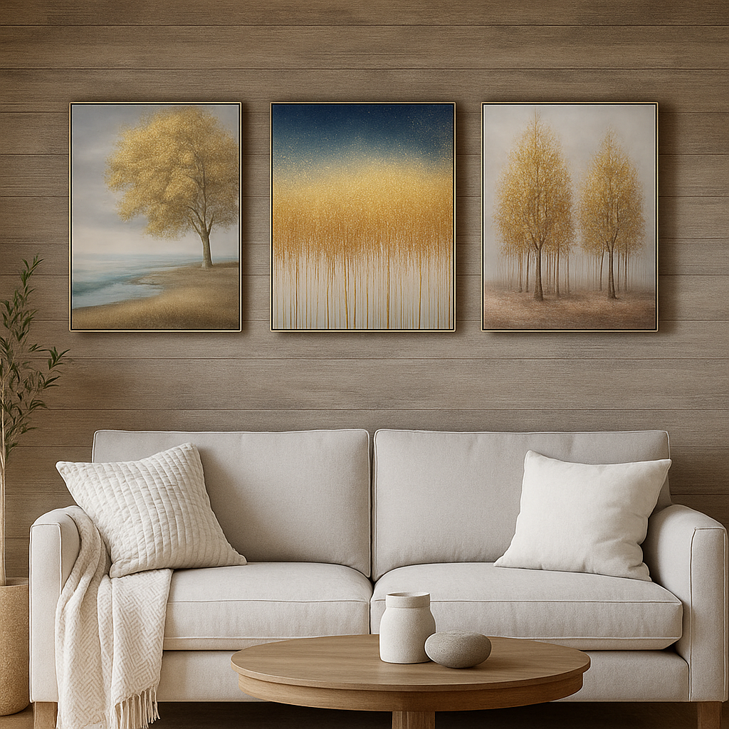 Cuadro Decorativo Panorámico de Naturaleza &amp; Arte Contemporáneo – Estilo Moderno 