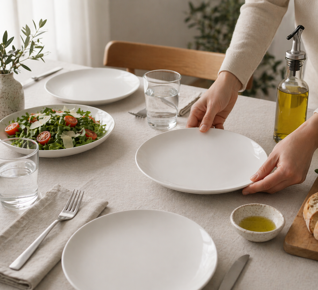 Plato para Postres y Entradas 8"