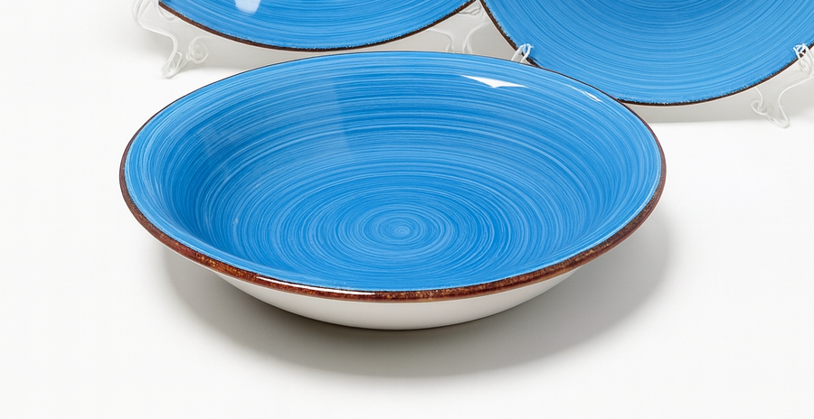 Set de plato y bowl de ceramica variedad