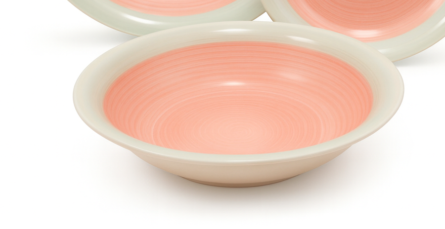 Set de plato y bowl de ceramica variedad