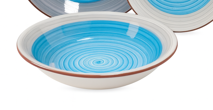 Set de plato y cuenco de ceramica variedad