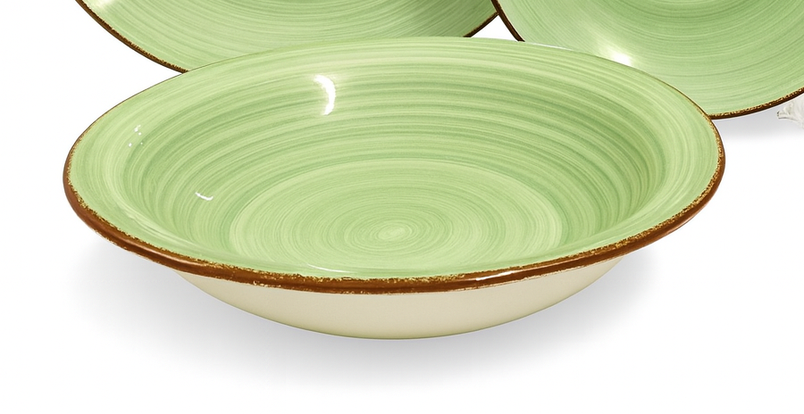 Set de plato y bowl de ceramica variedad
